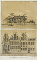 1505-III-204rood 1e-0001 's-Gravenhof te Zutphen in 1716 - Het raadhuis te Zutphen in 1717, 1856